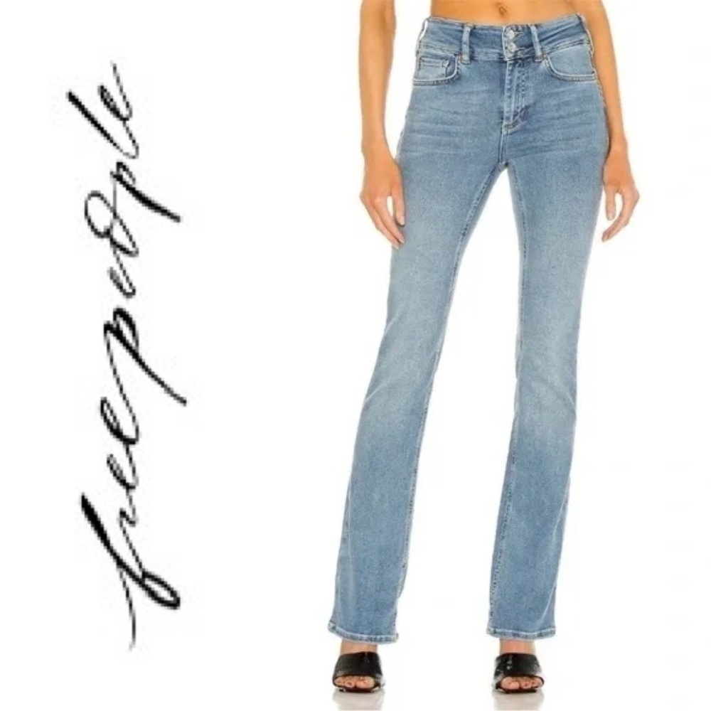 We the Free mid rise bootcut light denim jeans size 27